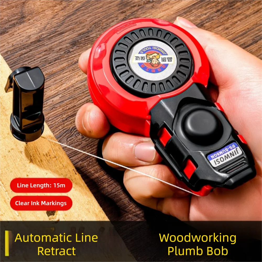 Durable Manual Ink Marker Hand-Operated Portable Ink Fountain Professional Scriber Drawing Line Marker Woodworking Tool