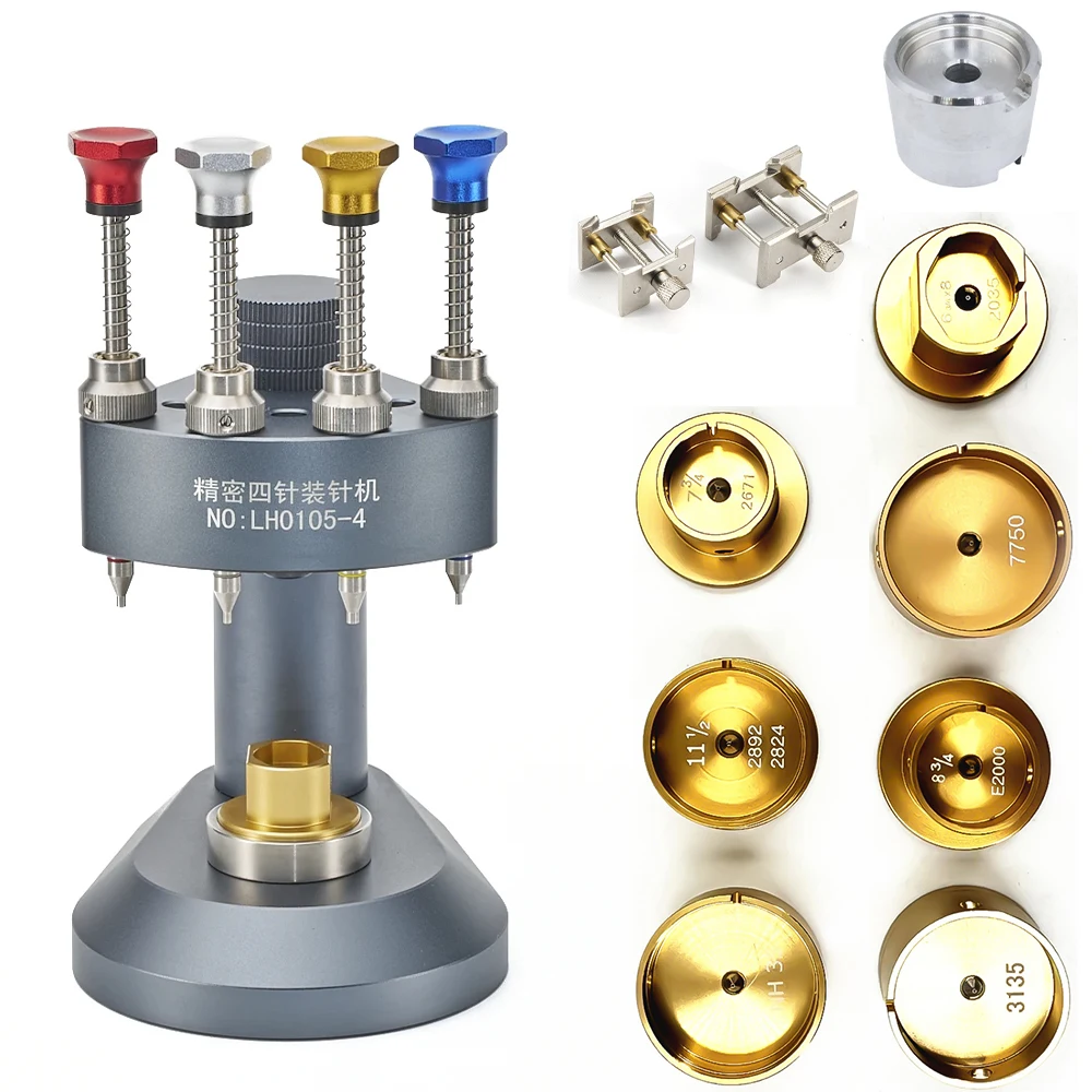 Ferramentas automáticas de instalação e montagem manual de relógio, ferramenta de instalação de agulha para reparo de relógio NH35/2892/E2000