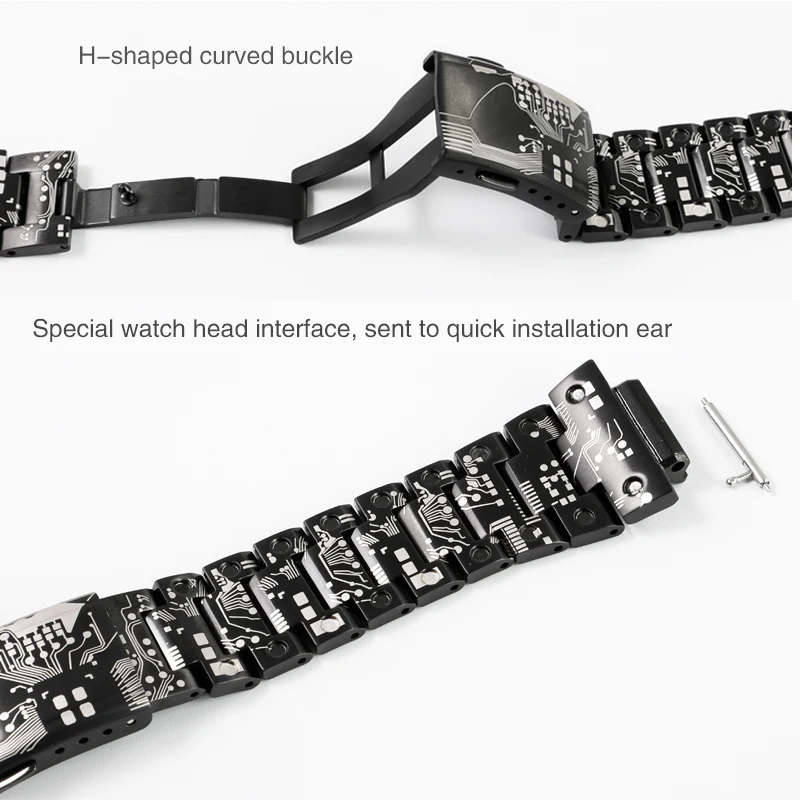 5600 5610 GMWB5000 Titanium Case  Mod Kit For Casioak Watch Metal Bezel And Strap G5600E GWB5600 GWM5610 DW5600 With Refit Tools
