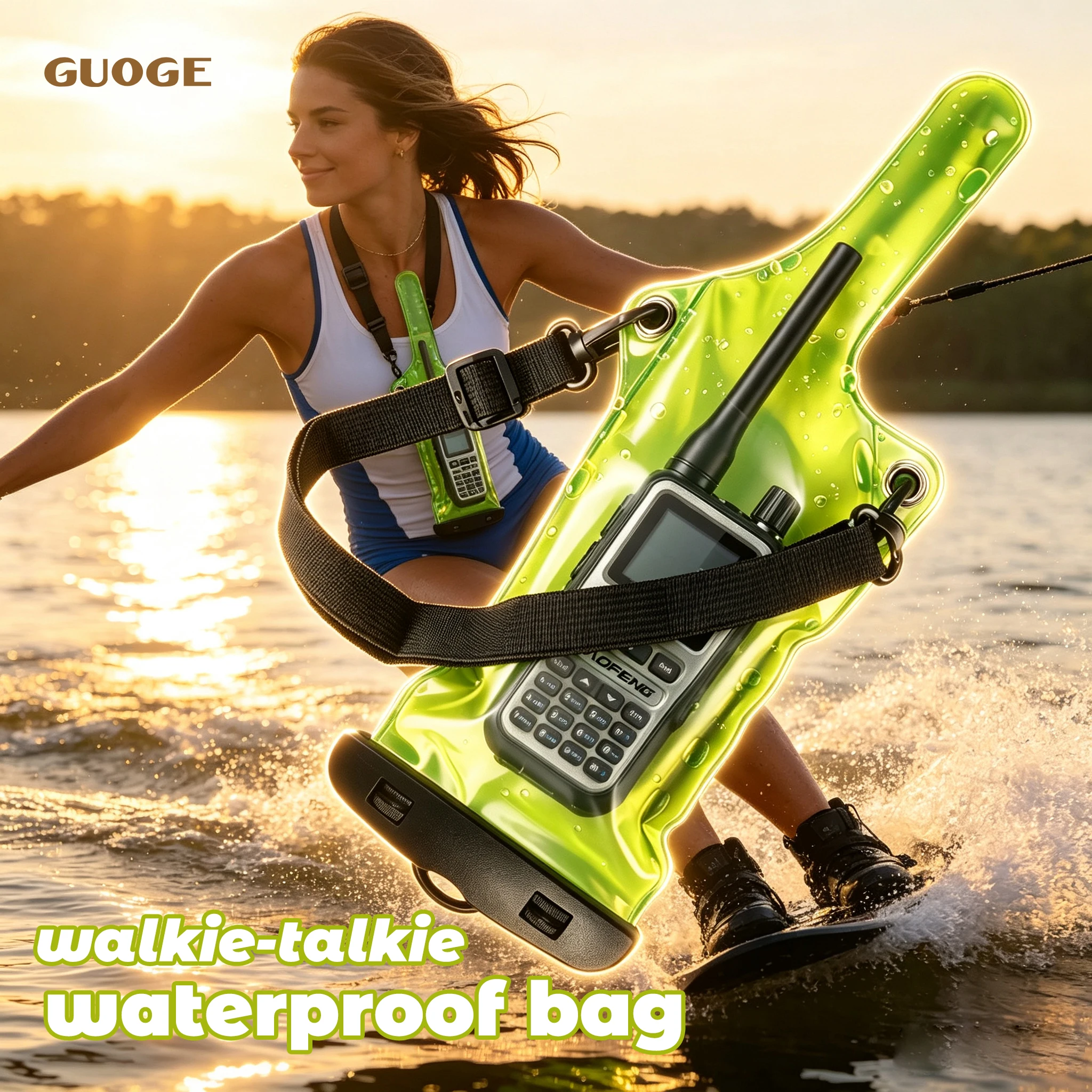 IP67 Waterproof Bag Case Pouch for Motorola Kenwood Baofeng TYT UV-5R UV-82 UV82 UV-9R Plus BF-888S Walkie Talkie Rainproof Bag