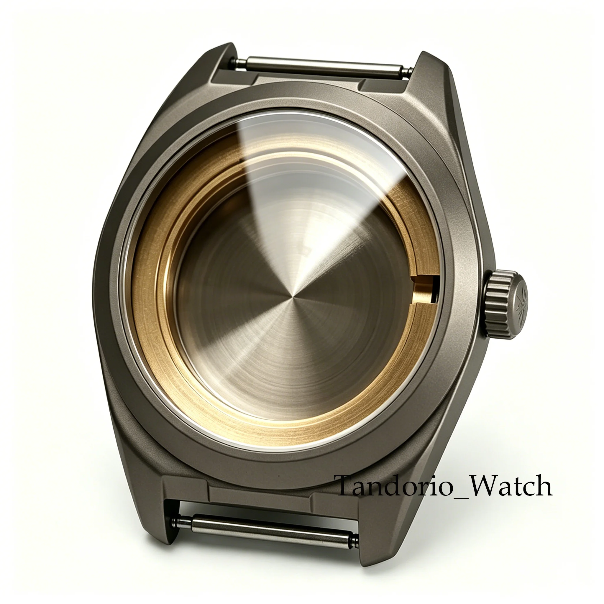 

Tandorio New 40mm Sapphire Glass Titanium Field Men Watch Case Fit NH35 ETA2824 PT5000 Miyota 8215 200m Waterproof NH35 Mod Case