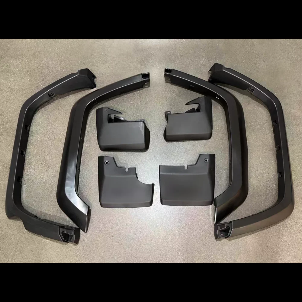 Car Fender Flares Arch Wheel Eyebrow For Toyota Land Cruiser LC71 LC78 2024 modified Protector mudguard Sticker Car Accessories