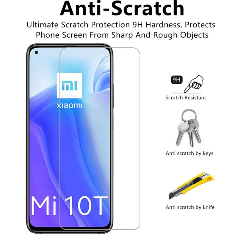 protective tempered glass for xiaomi mi 9t 10t pro lite 5g screen protector on 9 10 t t9 t10 9tpro 10tpro 10tlite film xiomi - view 3