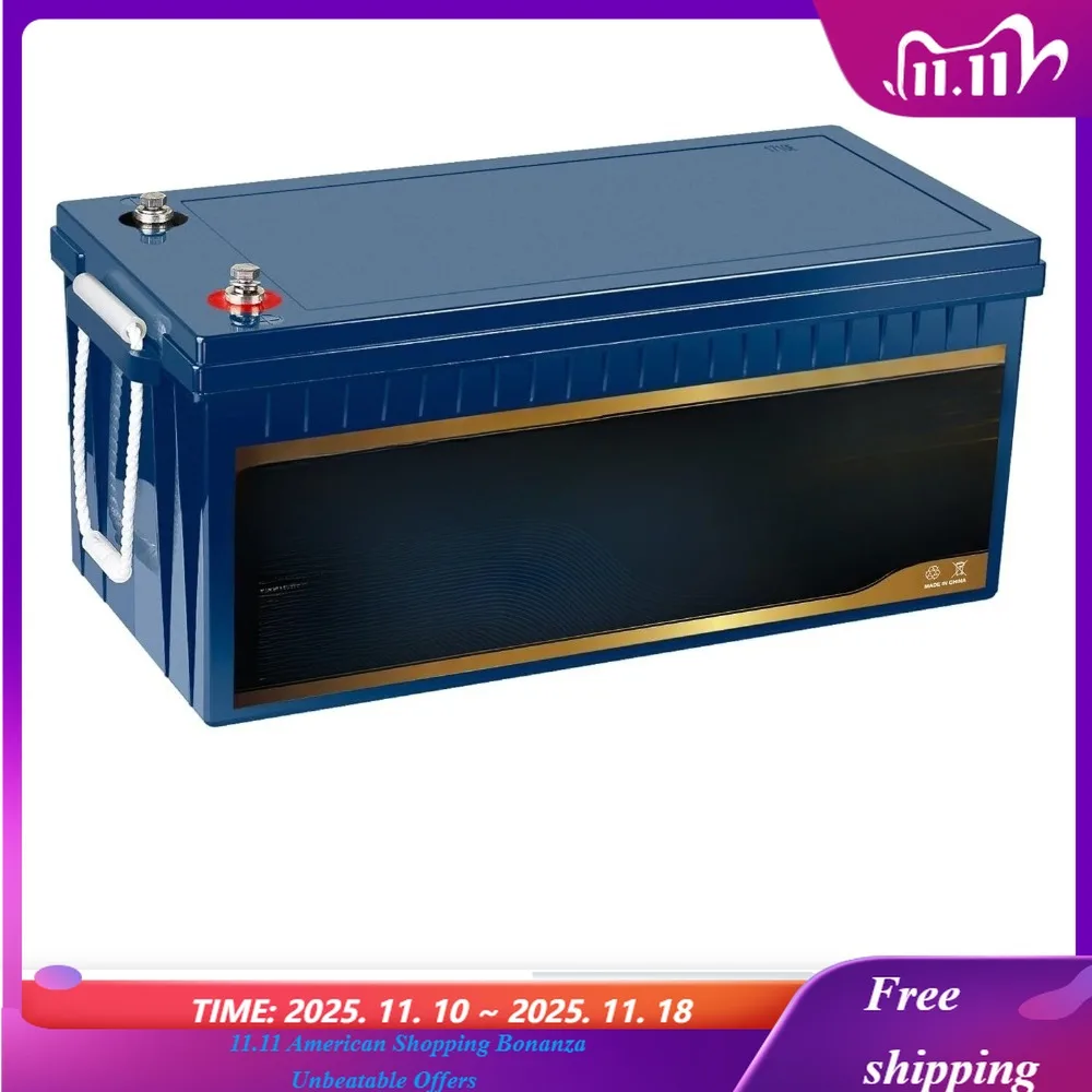 12V 200Ah PRO Lithium LiFePO4 Deep Cycle Rechargeable Battery | Bluetooth & Self Heating | 7000 Life Cycles