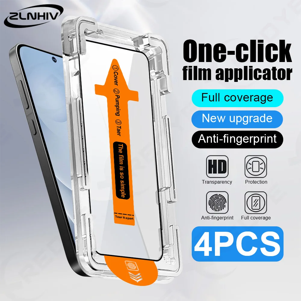 

Защитная пленка для экрана смартфона Samsung S26 Plus, 4 шт., защитное стекло S25 Edge, защитная пленка S24 Ultra, S23, S22, S21