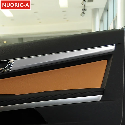 Imagen 1 del producto Para Mercedes Benz Clase E Coupe W207 C207 2009-2013 Panel de puerta de coche decoración tiras embellecedoras accesorios interiores de acero inoxidable