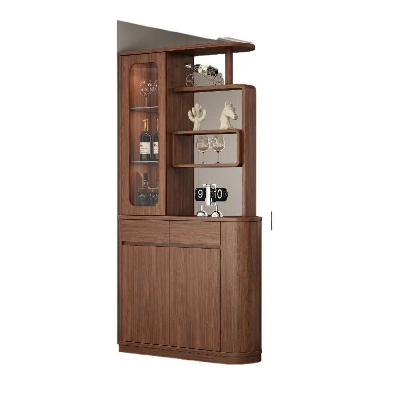 Factory Direct 2026 Opposite the door, new Chinese-style living room partition cabinet, double-sided screen cabinet,