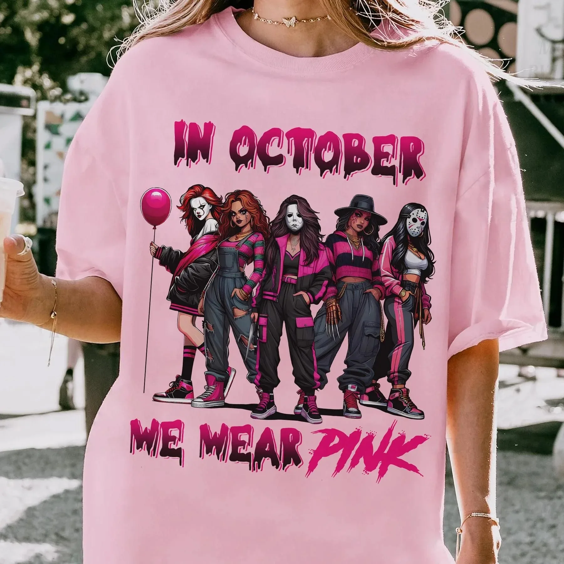 

Новинка 2025, летняя футболка с информацией о раке молочной железы, высококачественная роскошная футболка для мужчин и женщин, топ Y2k, хлопковая футболка с рисунком