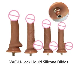 Sex Machine Attachment Skin friendly  Liquid Silicone  VAC-U-Lock Dildos Sex Toy for Women Masturbation Sex products for Female