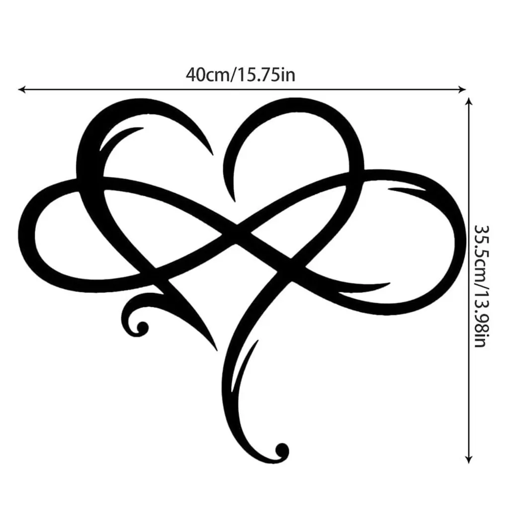 ศิลปะบนผนังโลหะหัวใจที่ไม่เหมือนใครสําหรับวันวาเลนไทน์ ซึ่งมีความทนทานและไม่ซีดจาง