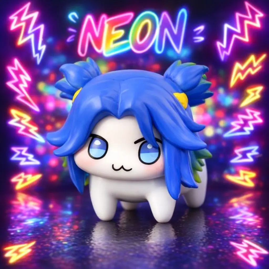 New Neon Doro Valorant Q-Version Dorothy Action Figure Contract Doll Decoration Christmas Birthday Gift Kawaii Model Gift Stock