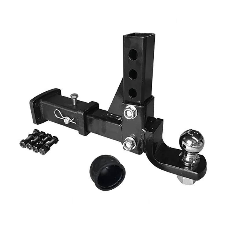 Adjustable Trailer Hitch Ball Mount Towing Connector Receiver For Off‑Road RV Yacht Modification Parts