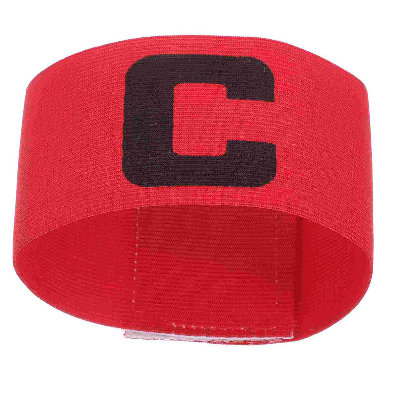 Kids Captain Armband Football Wrap-around Wear-resistant Armbands Adjustable Colored