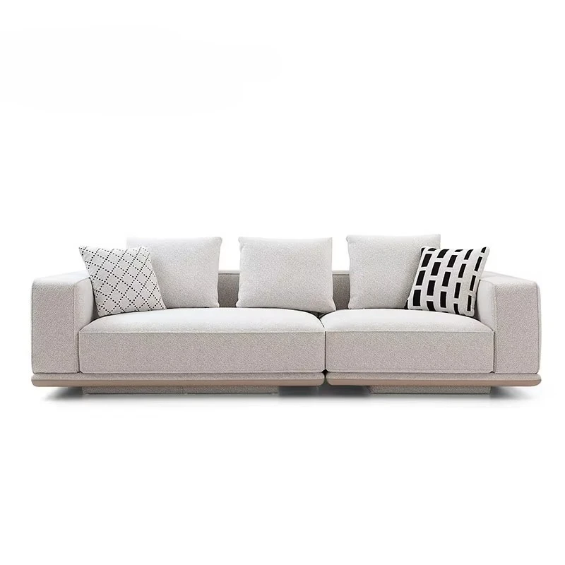

Customizable Modern Luxury Sofa Set Contemporary Style with French Velvet for Small Living Room Apartments for Workshops