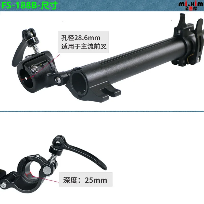 JKLitepro Litepro 412 Folding Bike Mi.xim Adjustable Handle Post 25.4mm Riser Height Stem 33-47cm Front Fork Stem Tube