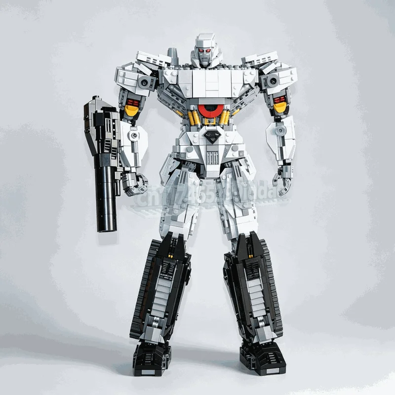 2036PCS Deformable Warrior Mecha MOC Model DIY Assembled Technical Building Bricks Variable Robot Figure Diorama Accessory Toy