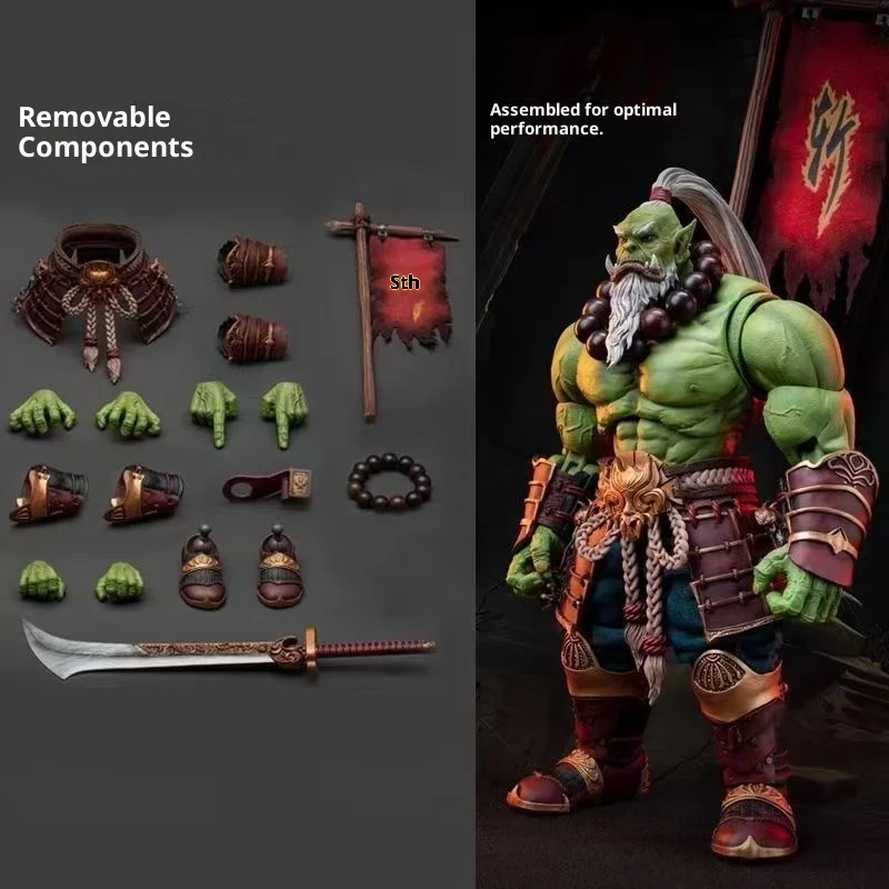 ดาบเซนต์จากเกม World of Warcraft ขนาด 1/10 โมเดลตุ๊กตาเคลื่อนไหวได้ อุปกรณ์เสริมเกมอนิเมะ งานแฮนด์เมด ของสะสมสำหรับผู้เล่น ของขวัญ