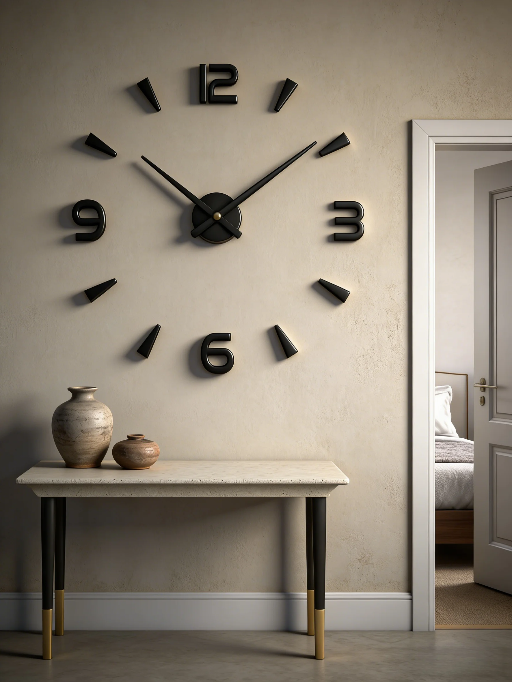 NEW Modern Design Large Wall Clock 3D DIY Quartz Clocks Fashion Watches Acrylic Mirror Stickers Living Room Home Decor Horloge view 4