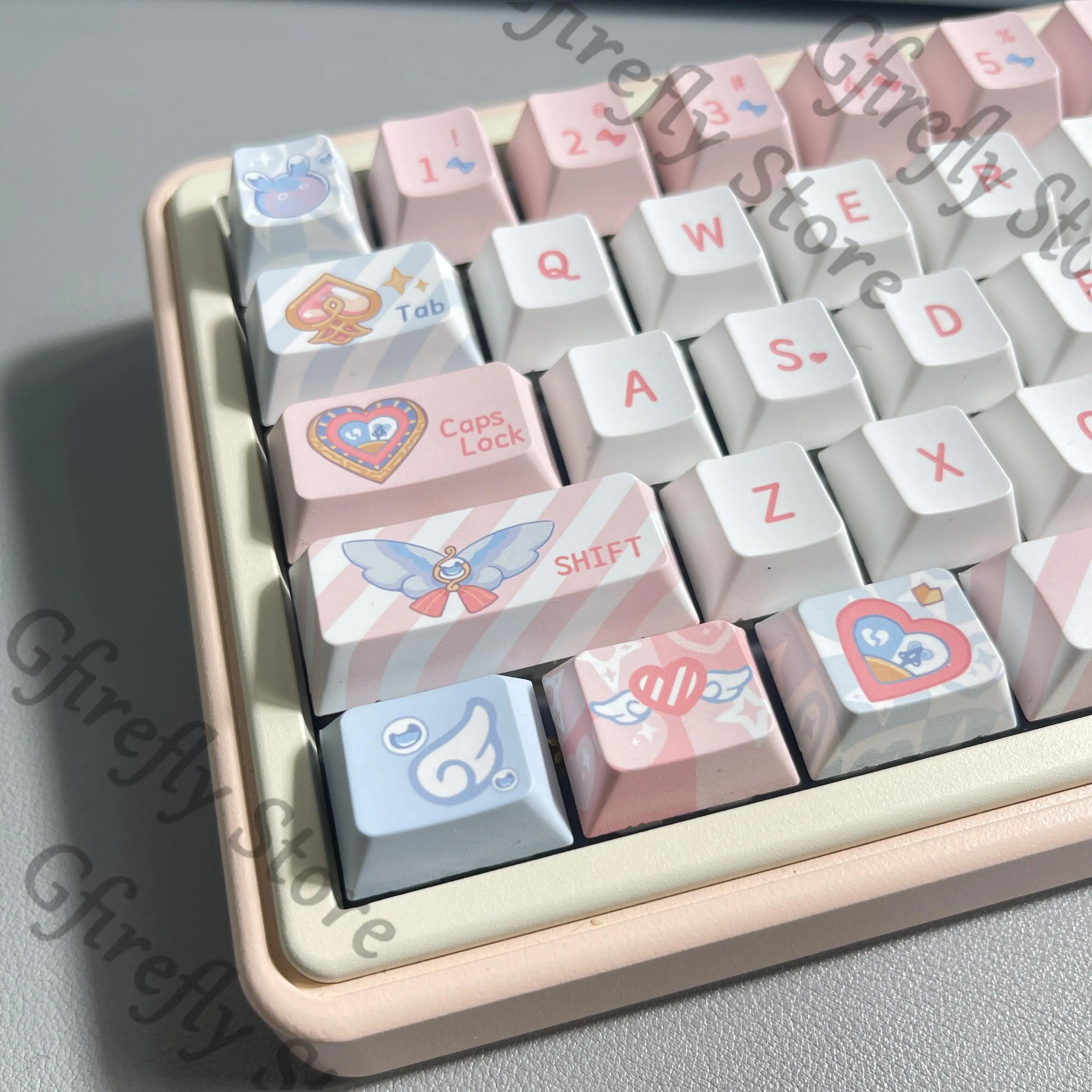 Balladeer Sigewinne Cosplay Keycaps Anime Resin Genshin Impact Mechanical Keyboard Computer Key Cap Collection Cute Hi75 Hi8