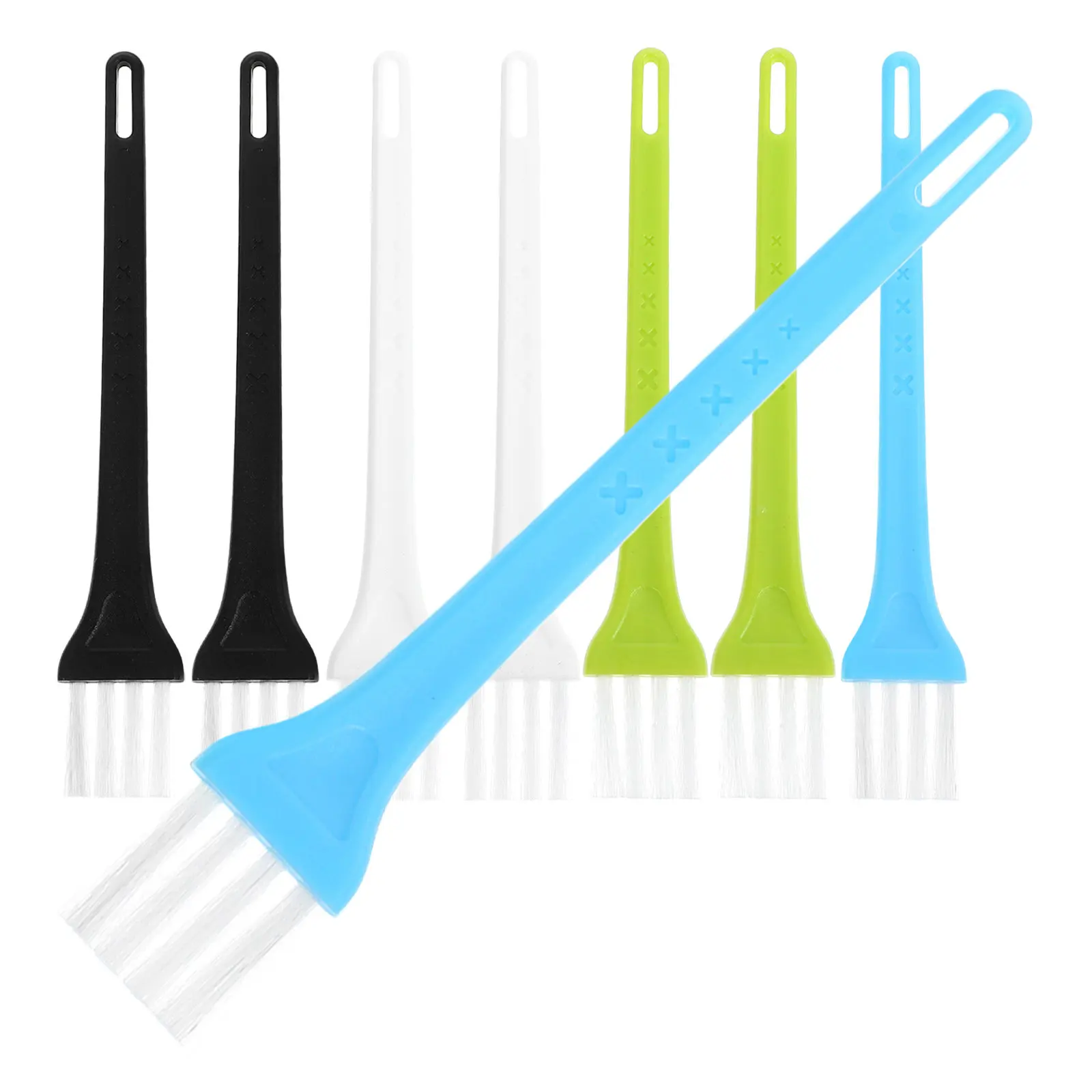 8Pcs Compact Cleaning Brushes Multi Color Crevice Cleaner Brush Clipper Keyboard Computer Cleaning Clipper Brush