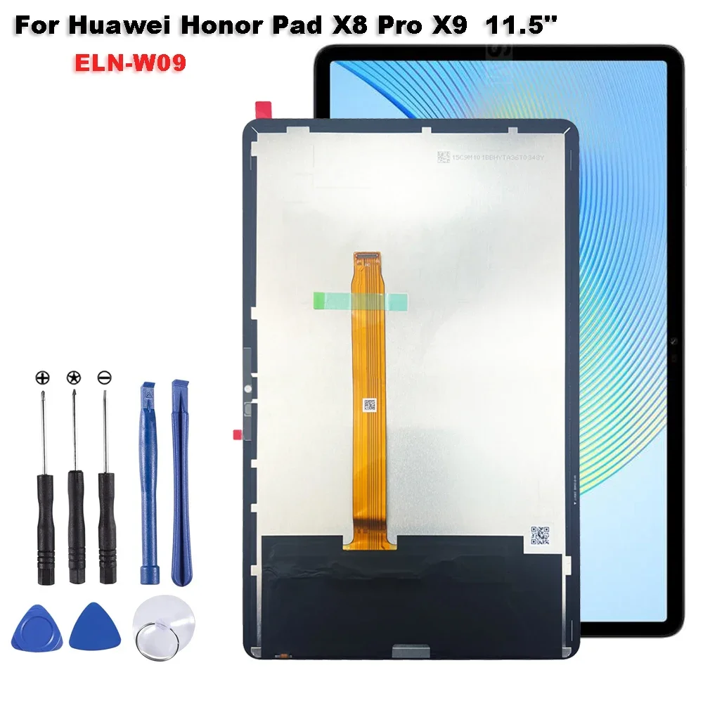 

AAA+ For Huawei Honor Pad X8 Pro X9 ELN-W09 11.5" LCD Display Touch Screen Digitizer Glass Assembly Repair Parts