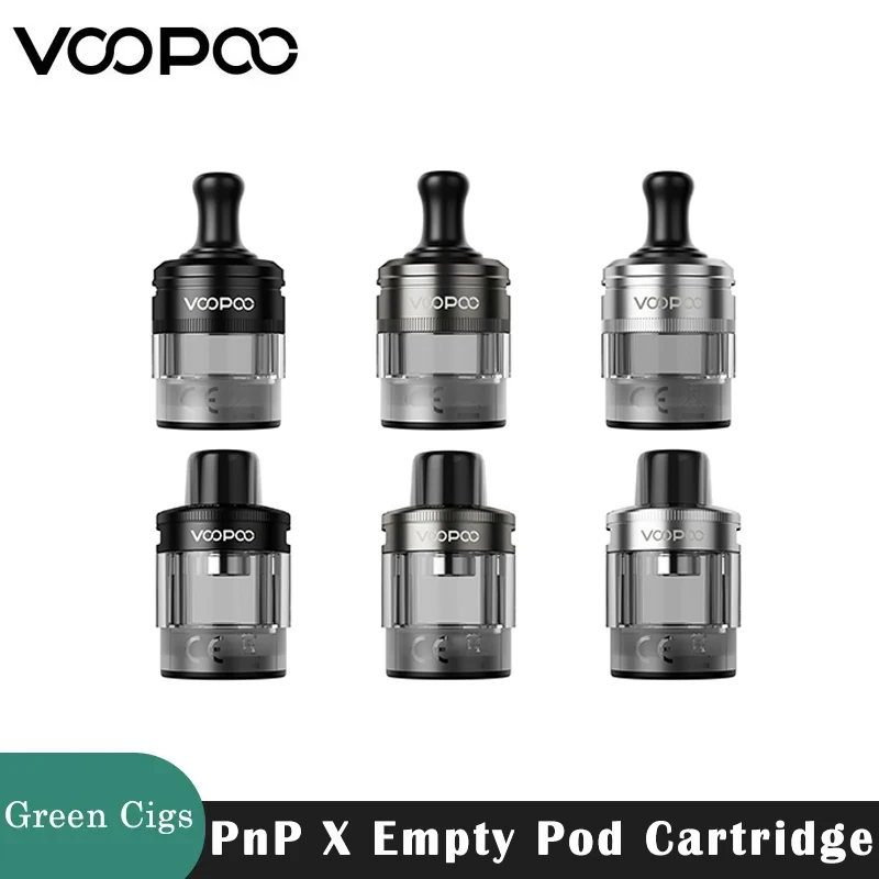 2pc/pack Original VOOPOO PnP X Pod Cartridge Empty 5ml Fit PnP X Coil for E Cigarette Drag S2/X2/Argus Pro 2 Kit