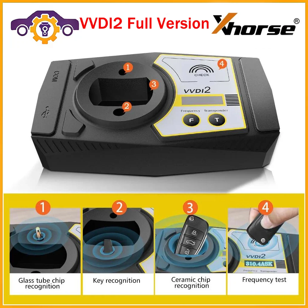 

In Stock Xhorse VVDI2 Full Version V7.3.6 OBD48+96bit 48-Clone+MQB+FEM/BDC for BMW with 13 Authorizations Included Activated Fee