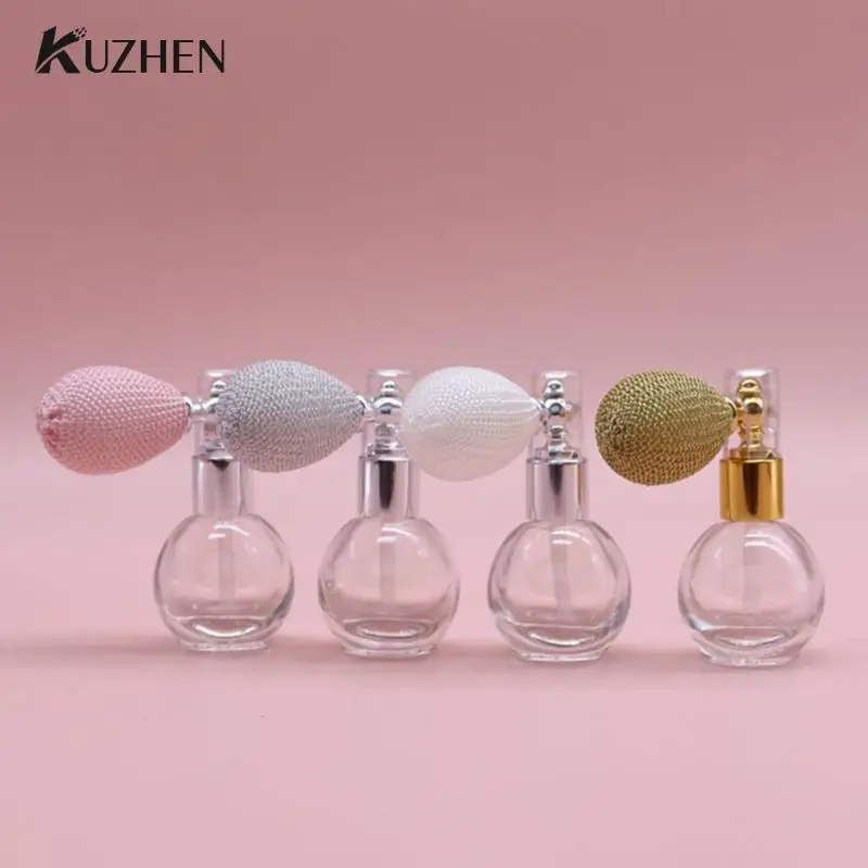 15ml Balloon AirBag Perfume Bottle Spray Atomizer Refillable Round Luxury Portable Transparent Empty Glass Spray Atomizer Bottle