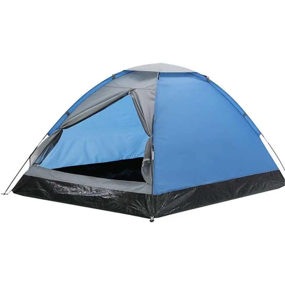 

Compact Double-Layer Camping Tent for Couples - Lightweight, Ventilated, Suitable for Light Rain and Backpacking Adventures