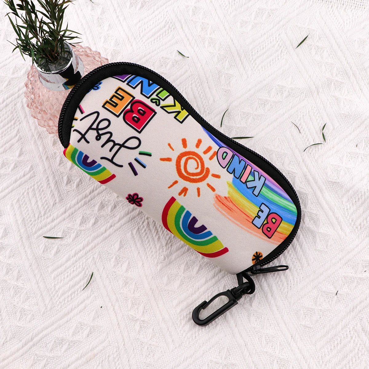 Autism Logo Unisex Eyeglasses Cases Protective Case For Glasses Portable Glasses Storage Bag for Women Men 1pc