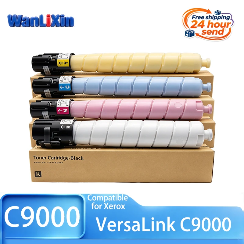 1 Set 4 colors 106R04077 106R04074 106R04075 106R04076 Compatible For Xerox VersaLink C9000 Toner Cartridge Color Copier Parts