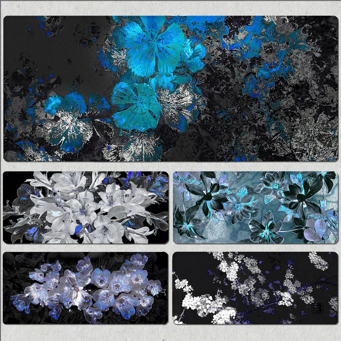 Cool Stars Rubber Desk Pad Mouse Protector Non-Slip Large Small Mouse Mat Home Office Desk Mat PU Leather Pc Laptop Table Mat