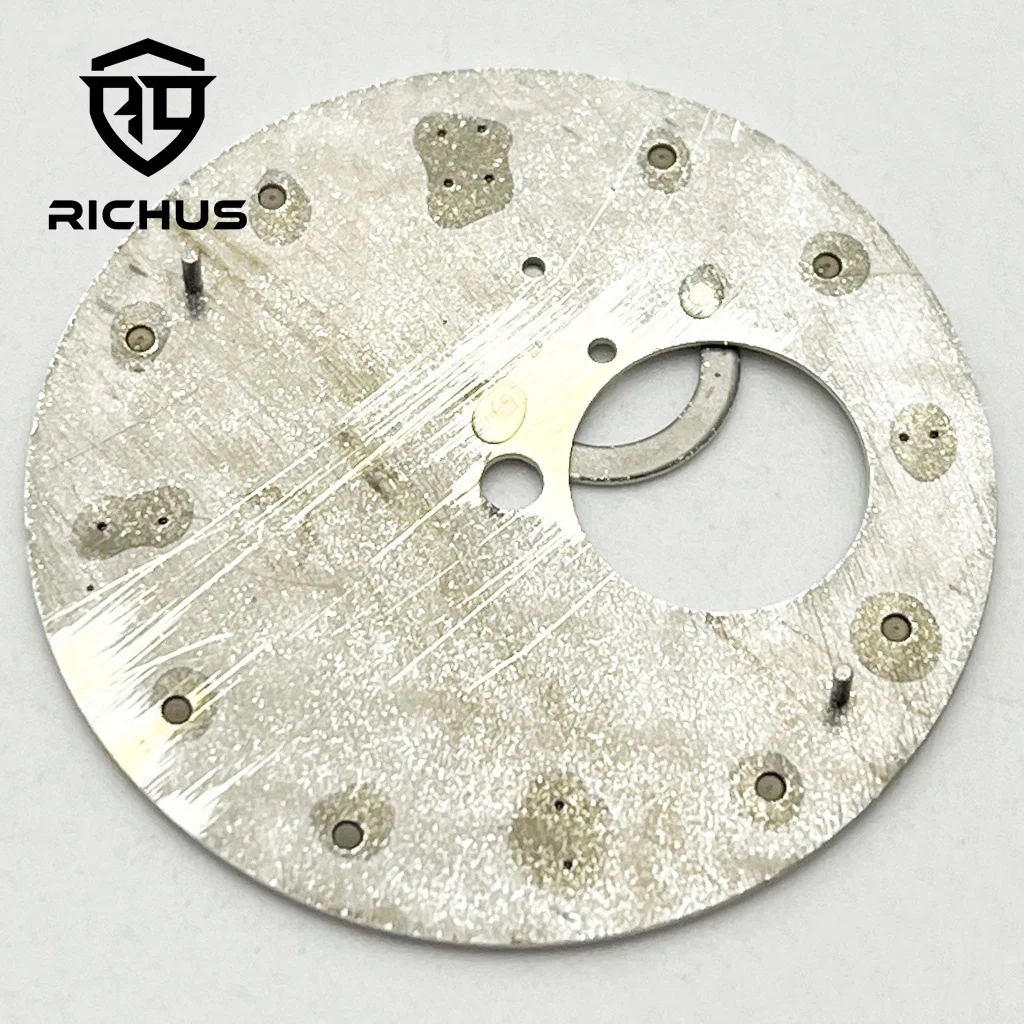 قرص ساعة ريتشوس 32 ملم مع عقارب مضيئة تناسب NH39 ملحقات ساعة الحركة