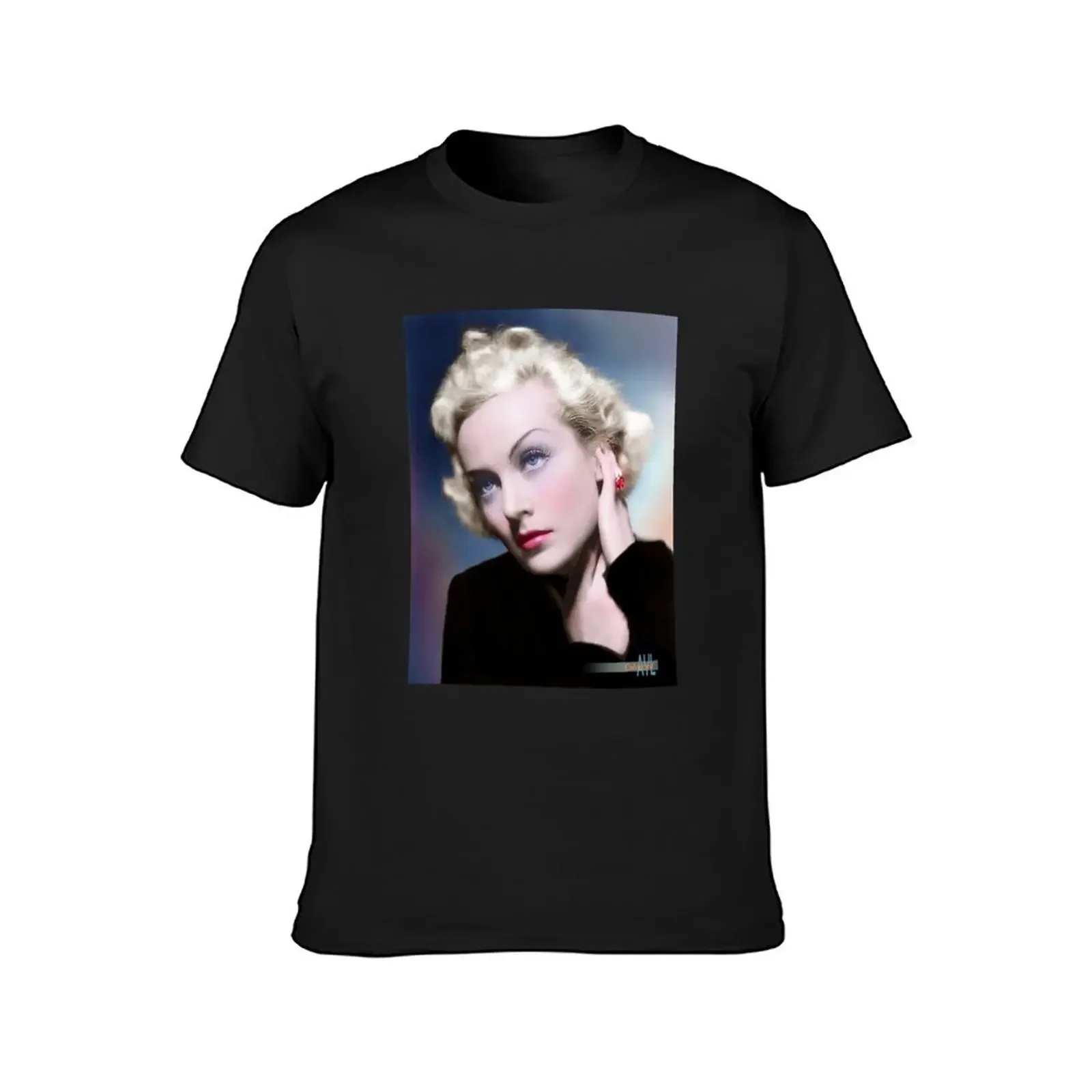 Carole Lombard (1908 - 1942) T-Shirt kawaii clothes vintage clothes plus size tops anime t shirts mens t shirt