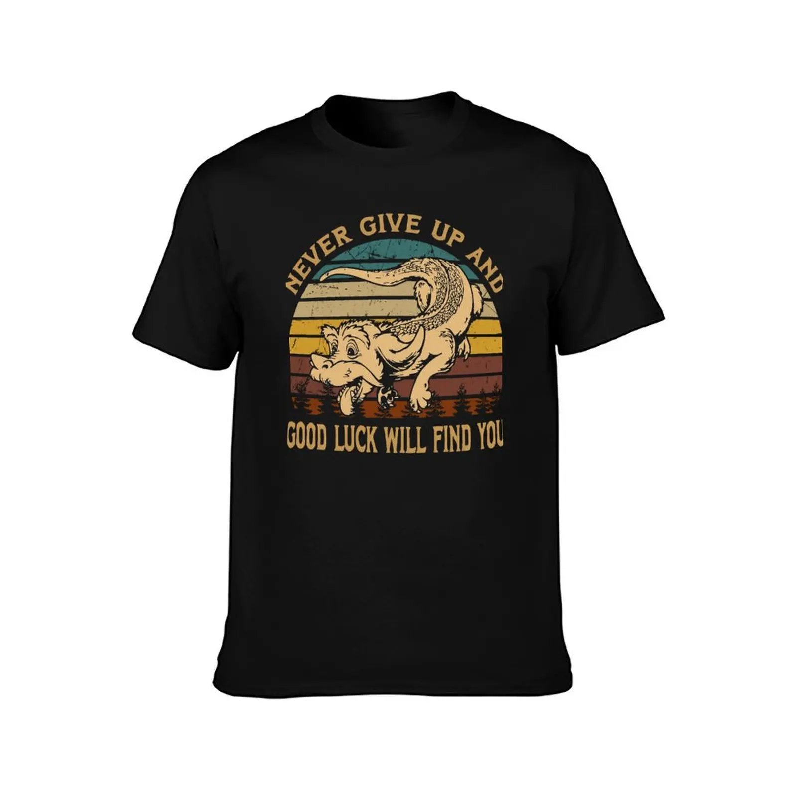 Funny Gift For Graphic Neverending Arts Story Films Never Give Up Gifts For Fan T-Shirt hippie clothes men graphic t shirts