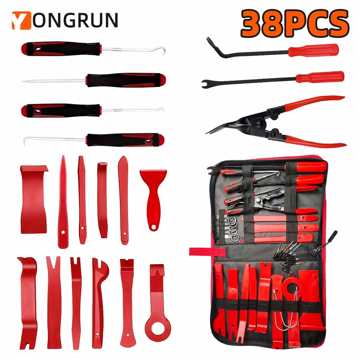

YONGRUN General Motors Interior Disassembly Kit Fastener Disassembly And Repair Tool Suitable For Automotive Dashboard Interior