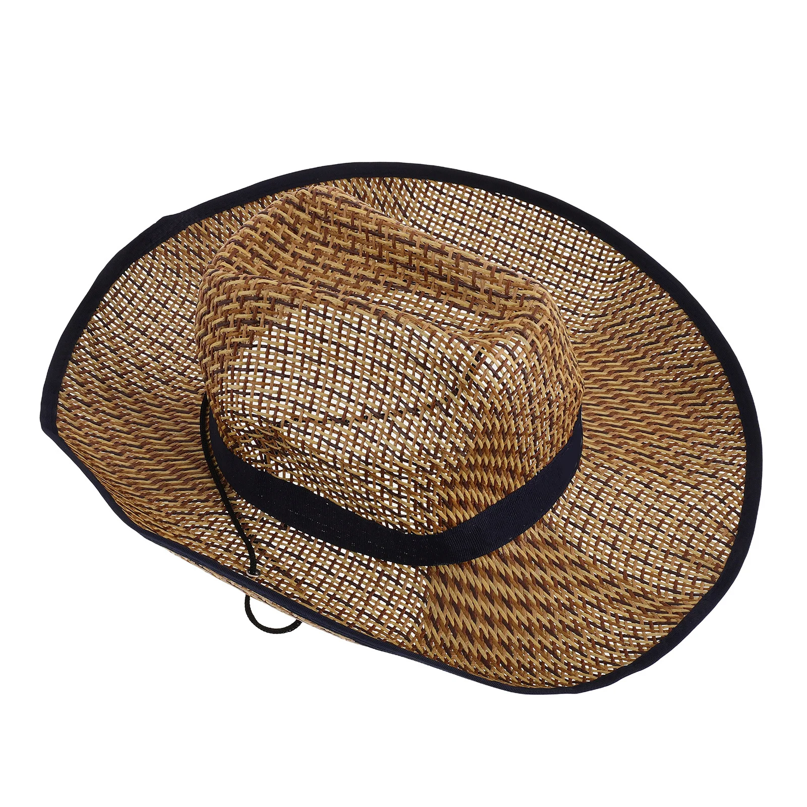 

Farmer Straw Hat Outdoor Sun Protection Wide Brim Fishing Beach Gardening Hiking Casual Use Straw Hats for Men