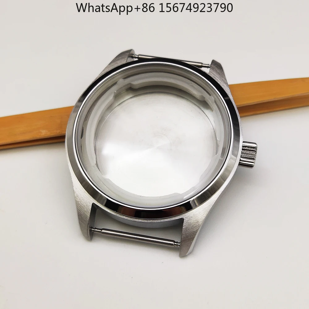 Watch modification accessories mechanical case, suitable for NH35/36 movement replacement pilot 40MM stainless steel case