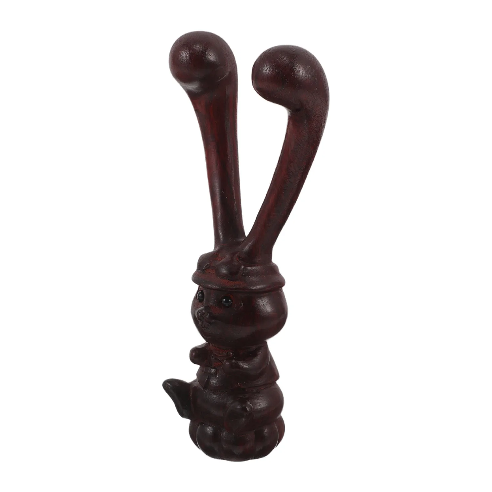 

Деревянный массажер для носа, палисандр, кролик, дизайн, инструмент для скульптурирования лица, меридиан, акупунктурная точка, ручной ручной ролик Гуа Ша