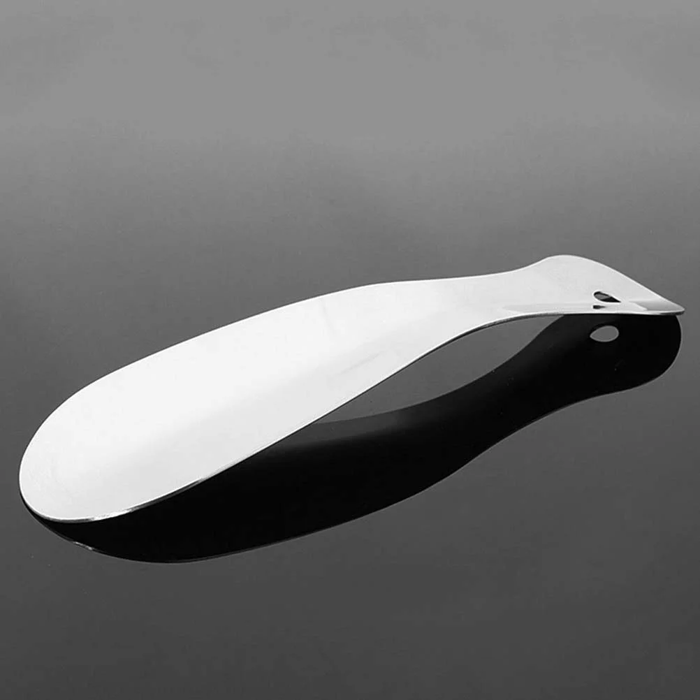 Stainless Steel Shoe Horn 30cm Handled Tool for Men Women Easy Use Metal Shoehorn Smooth Polished Comfortable