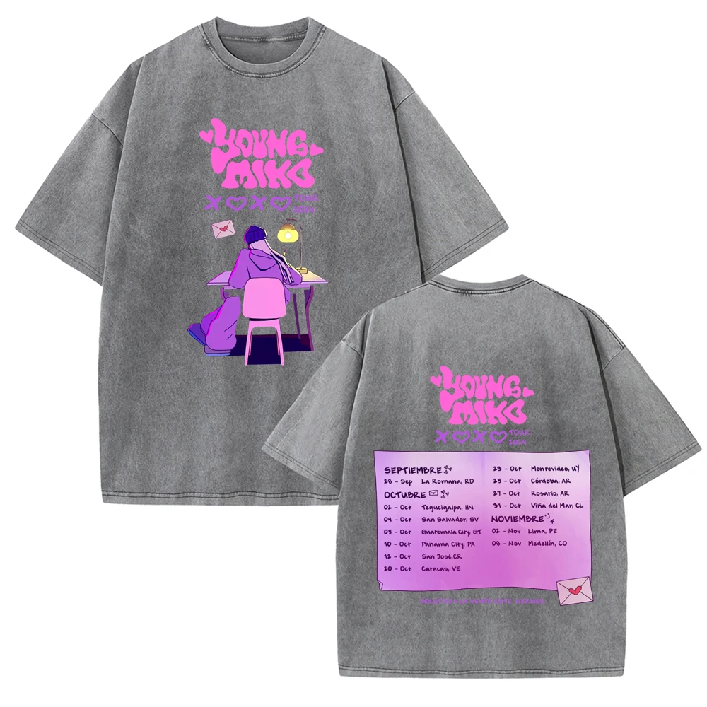 YOUNG MIKO THE XOXO TOUR Washed Tshirt