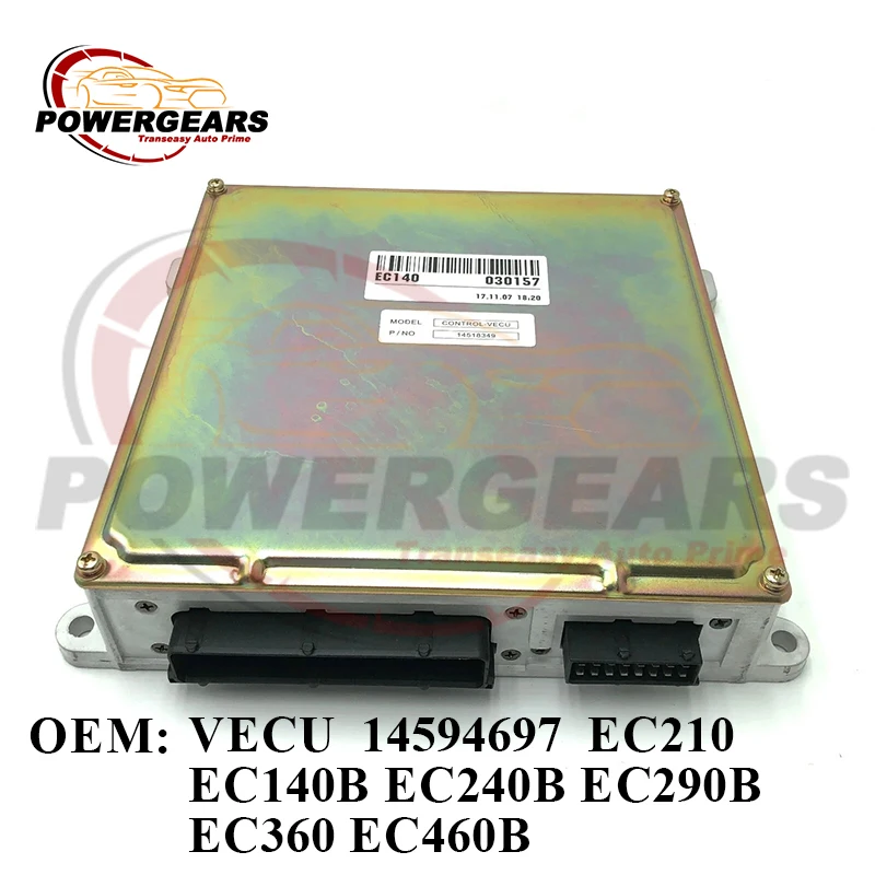 

14594697 VECU EC160BLC EC210BLC EC290BLC EC360BLC EC460BLC EC7000BLC 14518349 14531360 ECU Controller For Volvo Excavator Parts