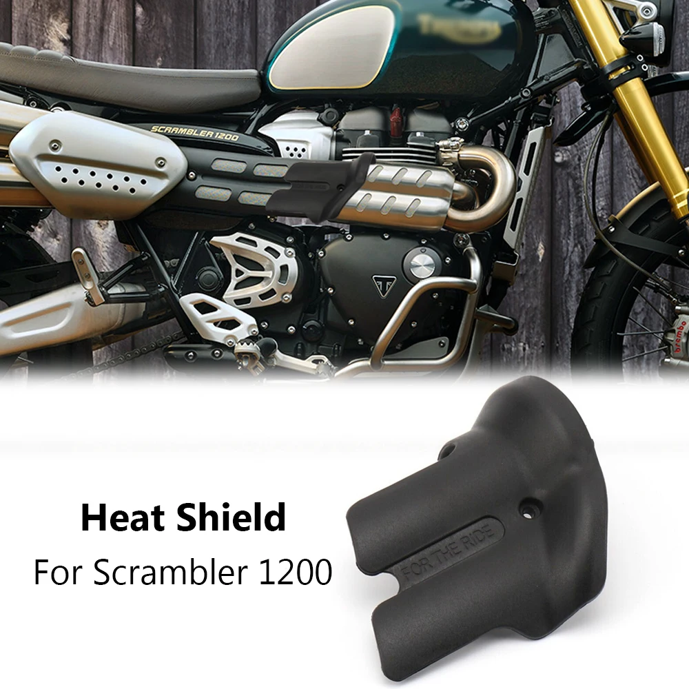 For Scrambler 1200 Accessories Exhaust Pipe Protector Guard Fits SCRAMBLER 1200 Heat Shield Cover Anti-scalding Cover