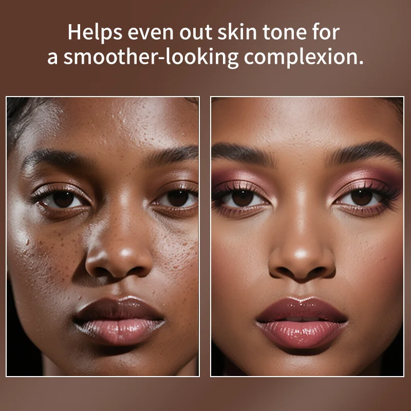Titanium Dioxide Tinted Sunscreen-Dark Brown BB Cream With SPF50 Natural Glow,High UVA/UVB Protection,Waterproof & Sweatproof