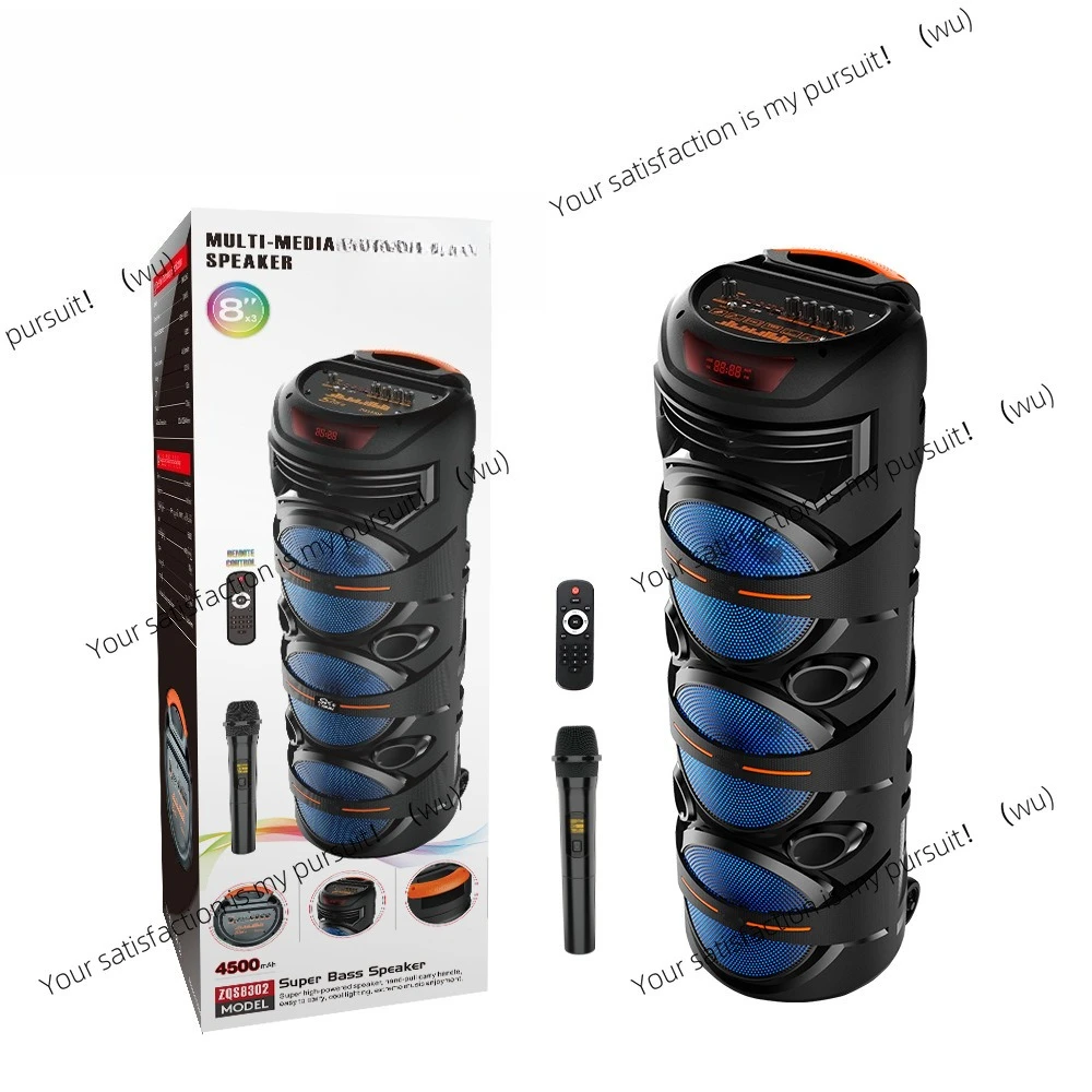 

ZQS8302 профессиональная аудиосистема для кадриль, уличная тележка для певицы k с микрофоном