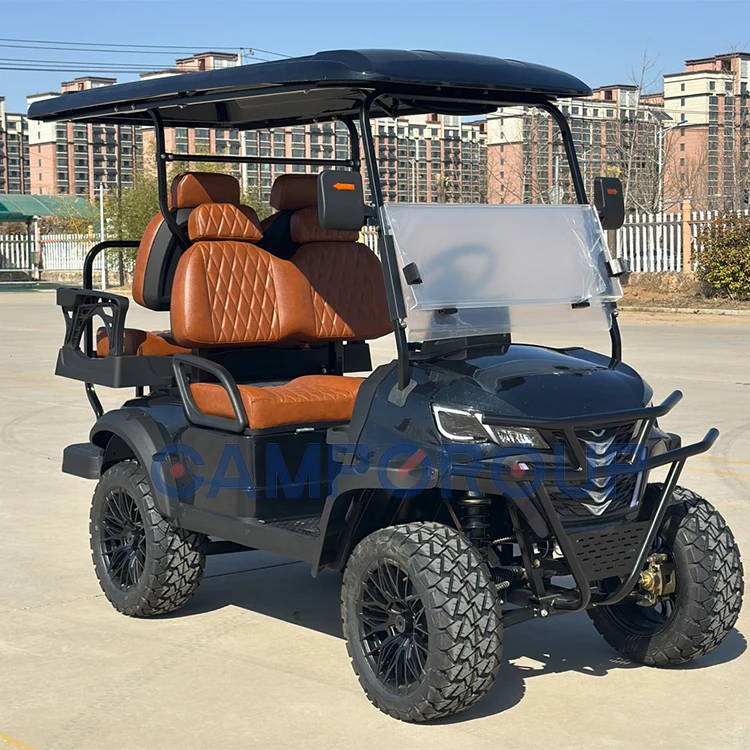 High Performance 4 Seater Golf Cart Lift Kit 72v Lithium Golf Cart Accessories
