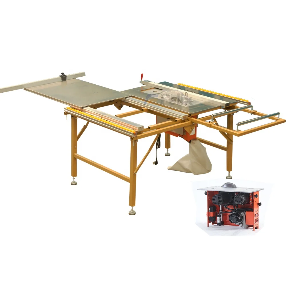 multifunctional precision guide sliding table saw portable table saw machine wood working sliding table saw wood cutting