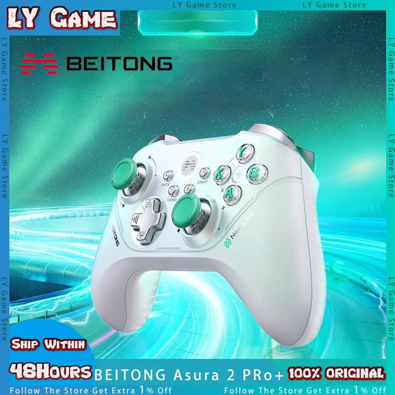 

Betop Beitong Asura 2pro+ ALPS Hall Joystick Bluetooth Wireless Game Controller Gamepad For PC TV Steam Mobile Phone Customized