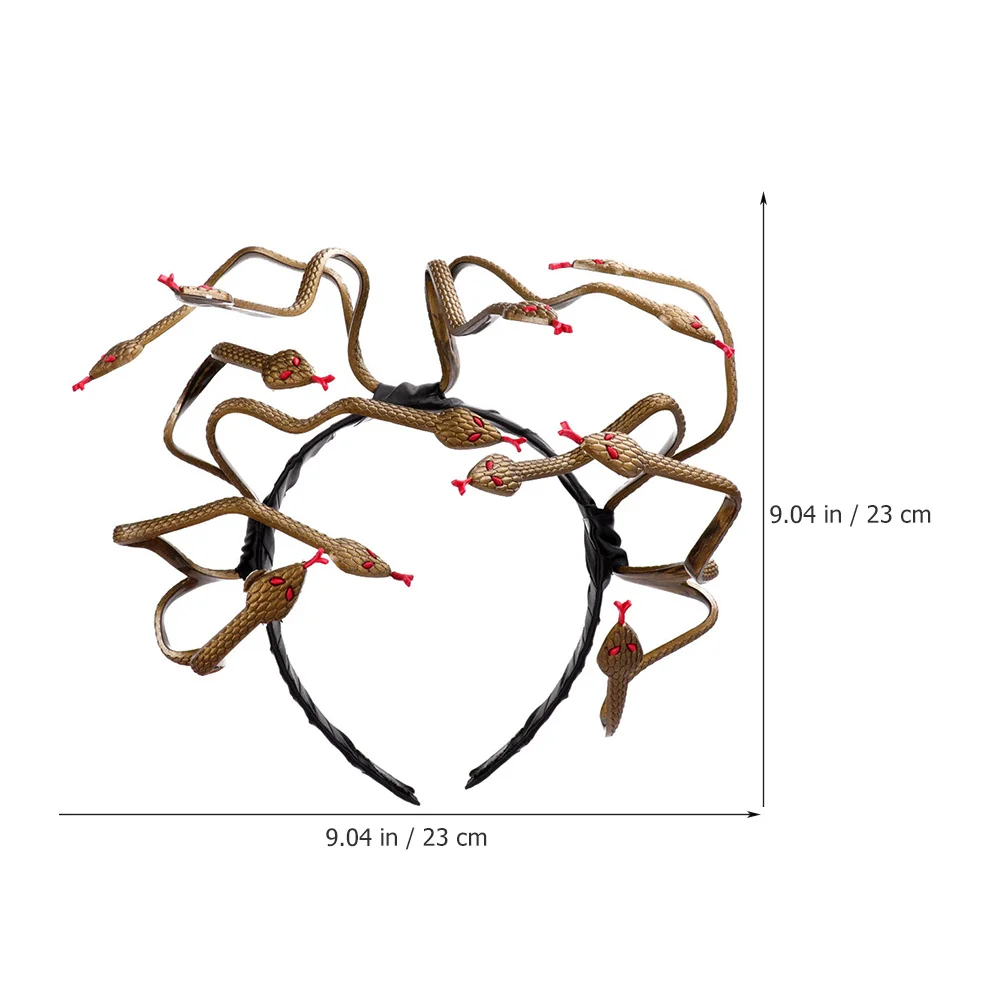 Snake Headband Halloween Costume Party Cosplay Accessory Creative Reptile Design Lightweight Comfortable Wear for Women Girls