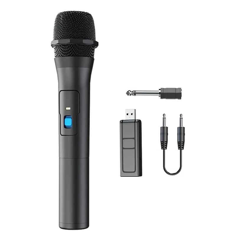 Wireless Microphone, Universal Handheld Karaoke Microphone Speaker for Singing, Karaoke, Speech, Wedding